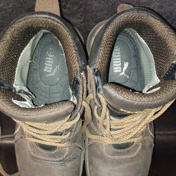 Puma Women's Brown Composite Toe Boots - Picture 9 of 9